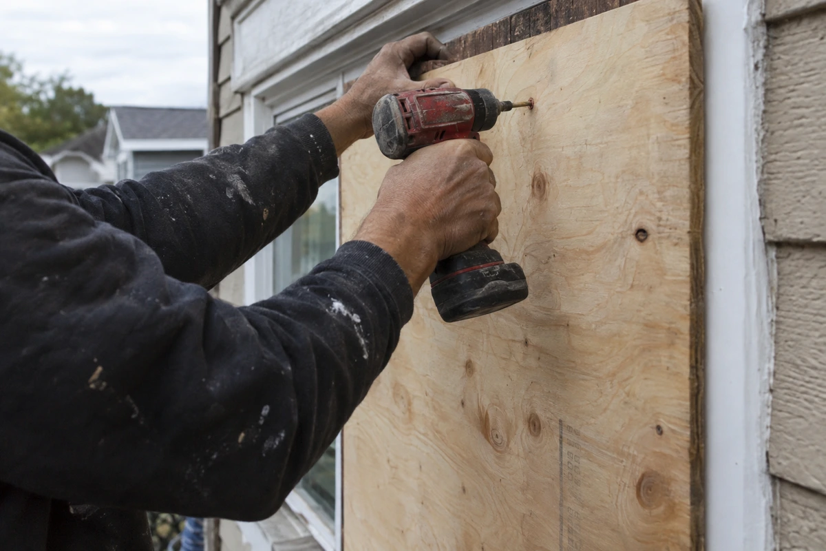 Emergency board up contractor